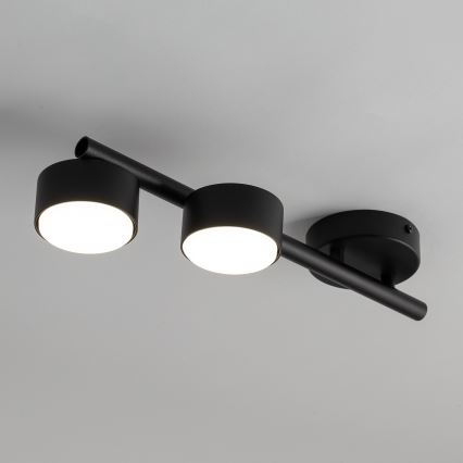 Oświetlenie punktowe PUNTO 2xGX53/12W/230V czarne