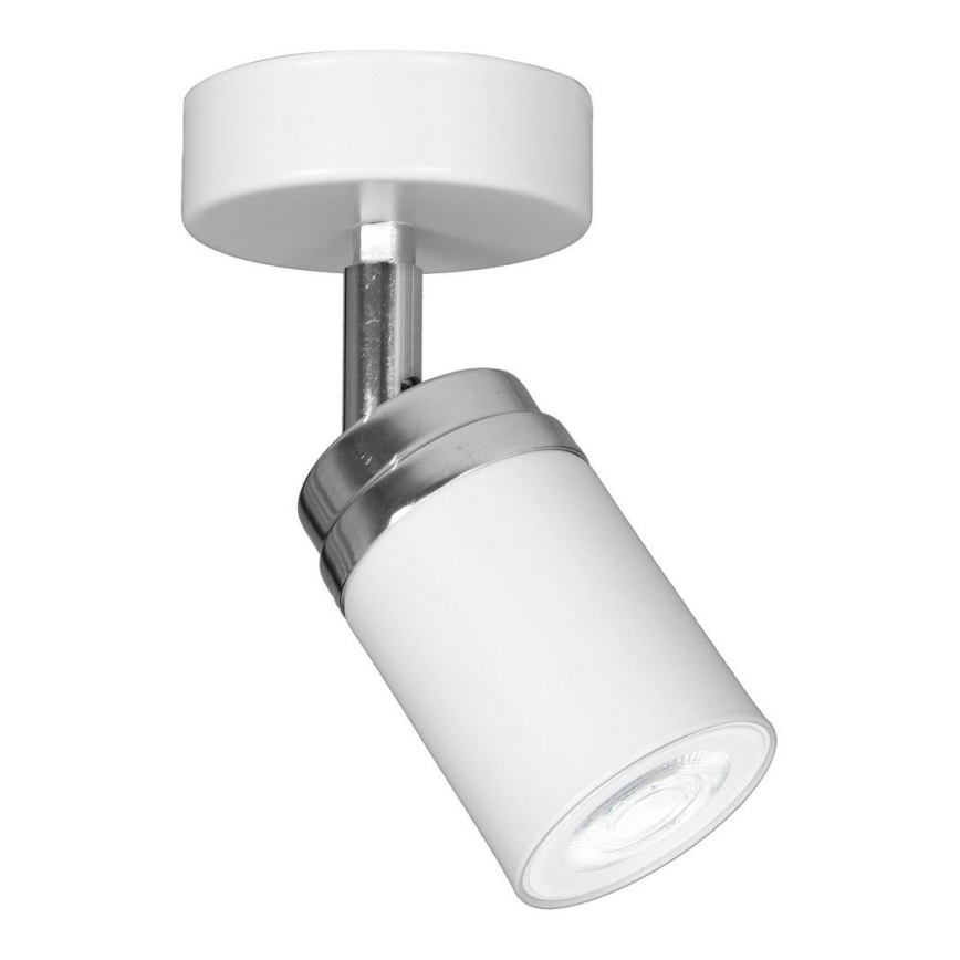 Oświetlenie punktowe RENO 1xGU10/8W/230V biały/chrom błyszczący