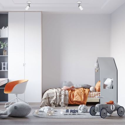 Oświetlenie punktowe RENO 1xGU10/8W/230V biały/chrom błyszczący