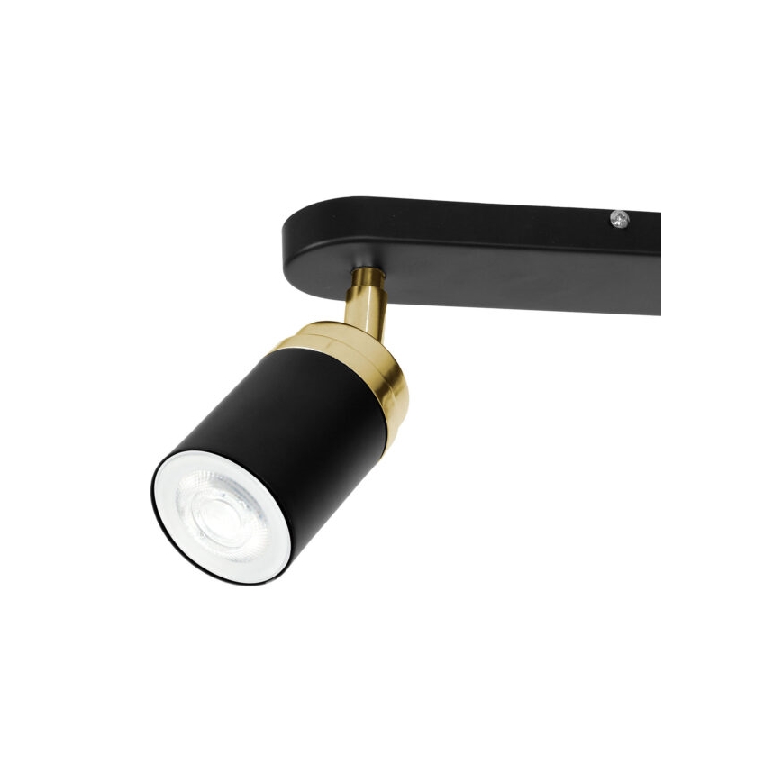 Oświetlenie punktowe RENO 2xGU10/8W/230V czarne/złote