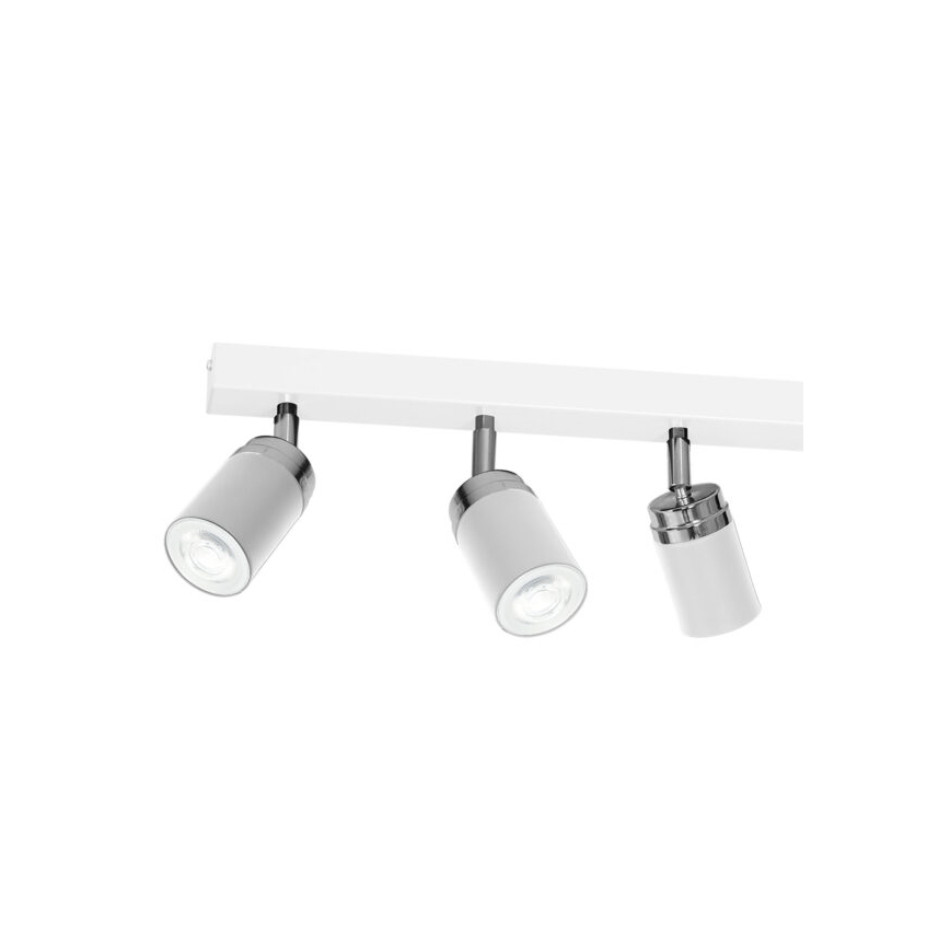 Oświetlenie punktowe RENO 6xGU10/8W/230V biały/chrom błyszczący