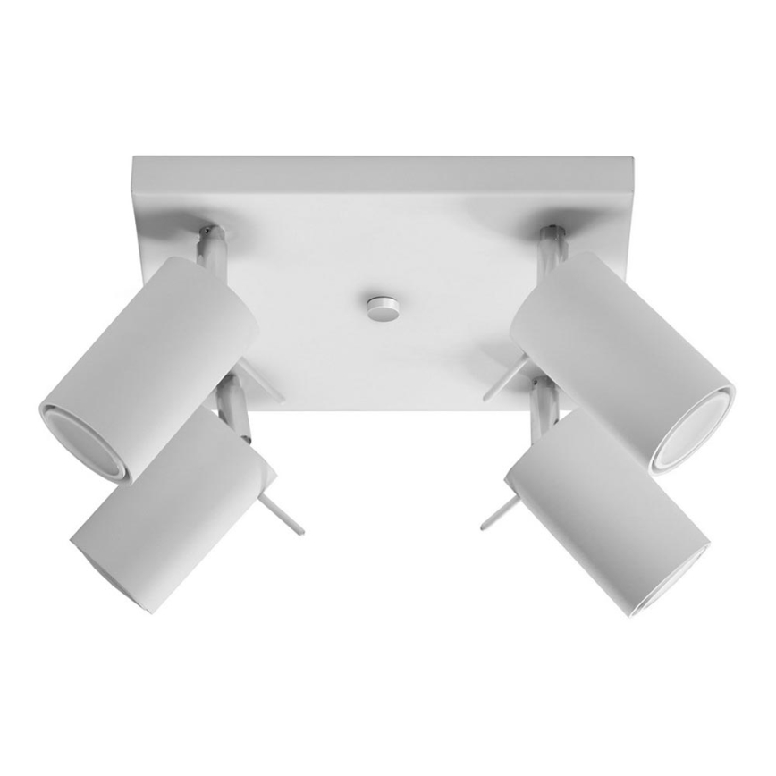 Oświetlenie punktowe RING 4 4xGU10/10W/230V biały