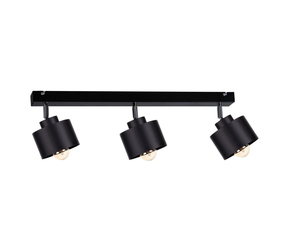 Oświetlenie punktowe SIMPLY BLACK 3xE27/60W/230V
