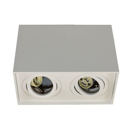 Oświetlenie punktowe SIROCO 2xGU10/30W/230V biały
