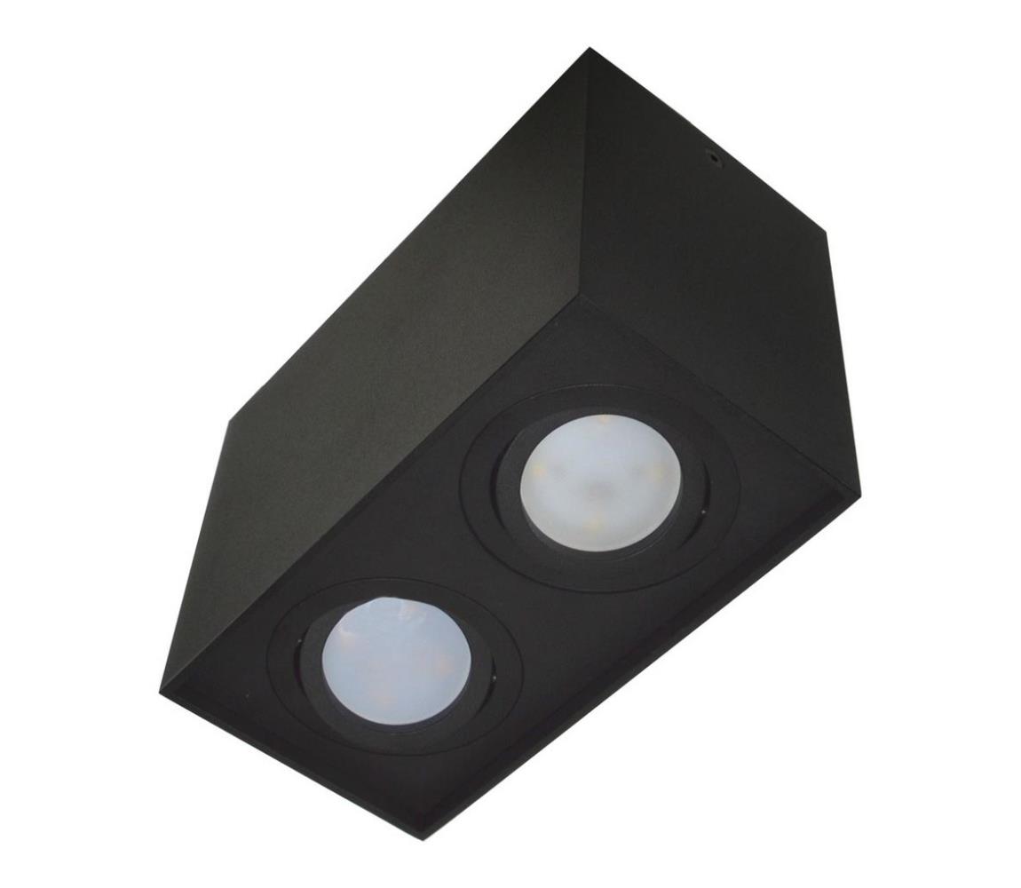 Oświetlenie punktowe SIROCO 2xGU10/30W/230V czarny