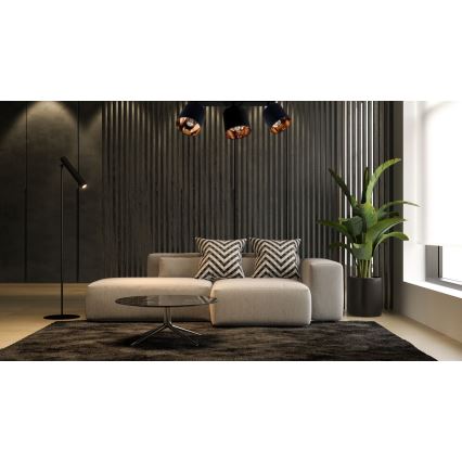 Oświetlenie punktowe SOFIA 3xE27/60W/230V czarne