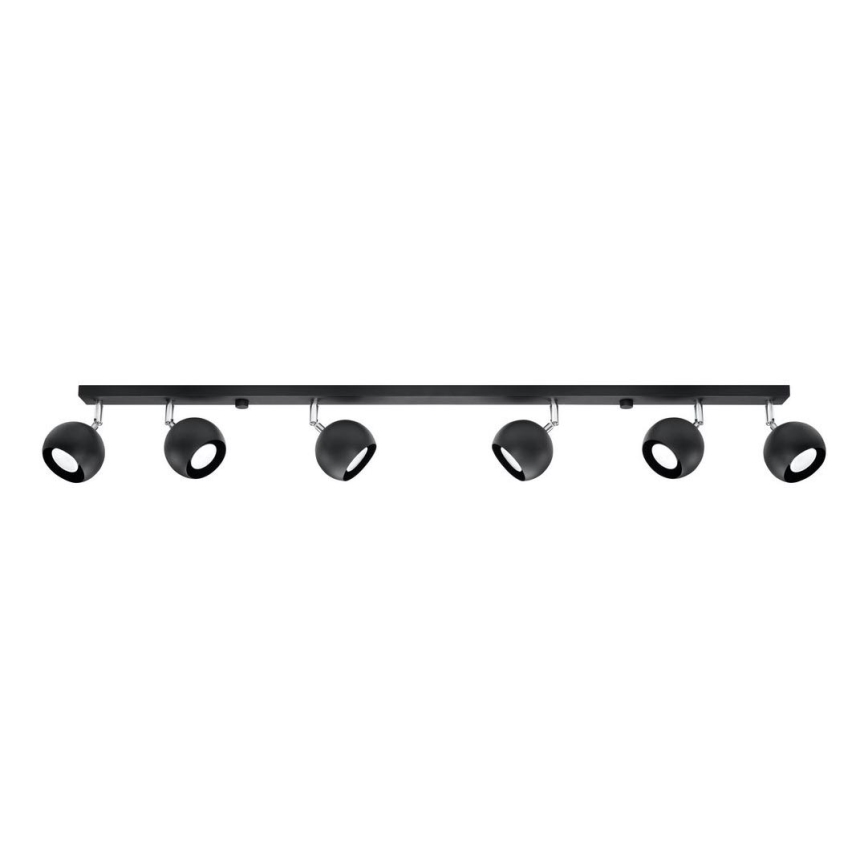 Oświetlenie punktowe sufitowe OCULARE 6xGU10/10W/230V