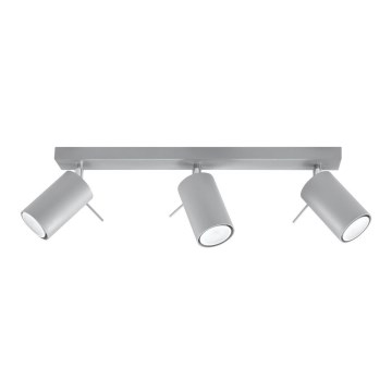 Oświetlenie punktowe sufitowe RING 3xGU10/10W/230V