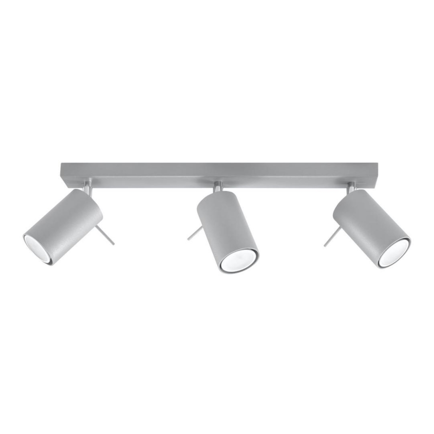 Oświetlenie punktowe sufitowe RING 3xGU10/10W/230V