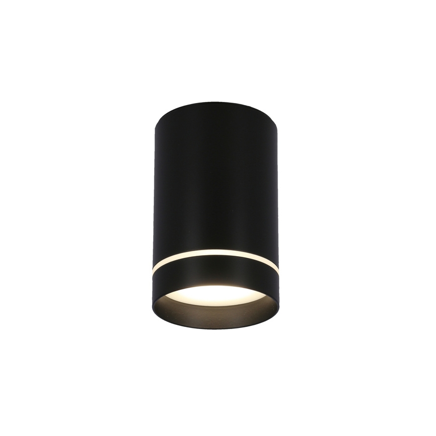 Oświetlenie punktowe TUBA 1xGU10/15W/230V czarny