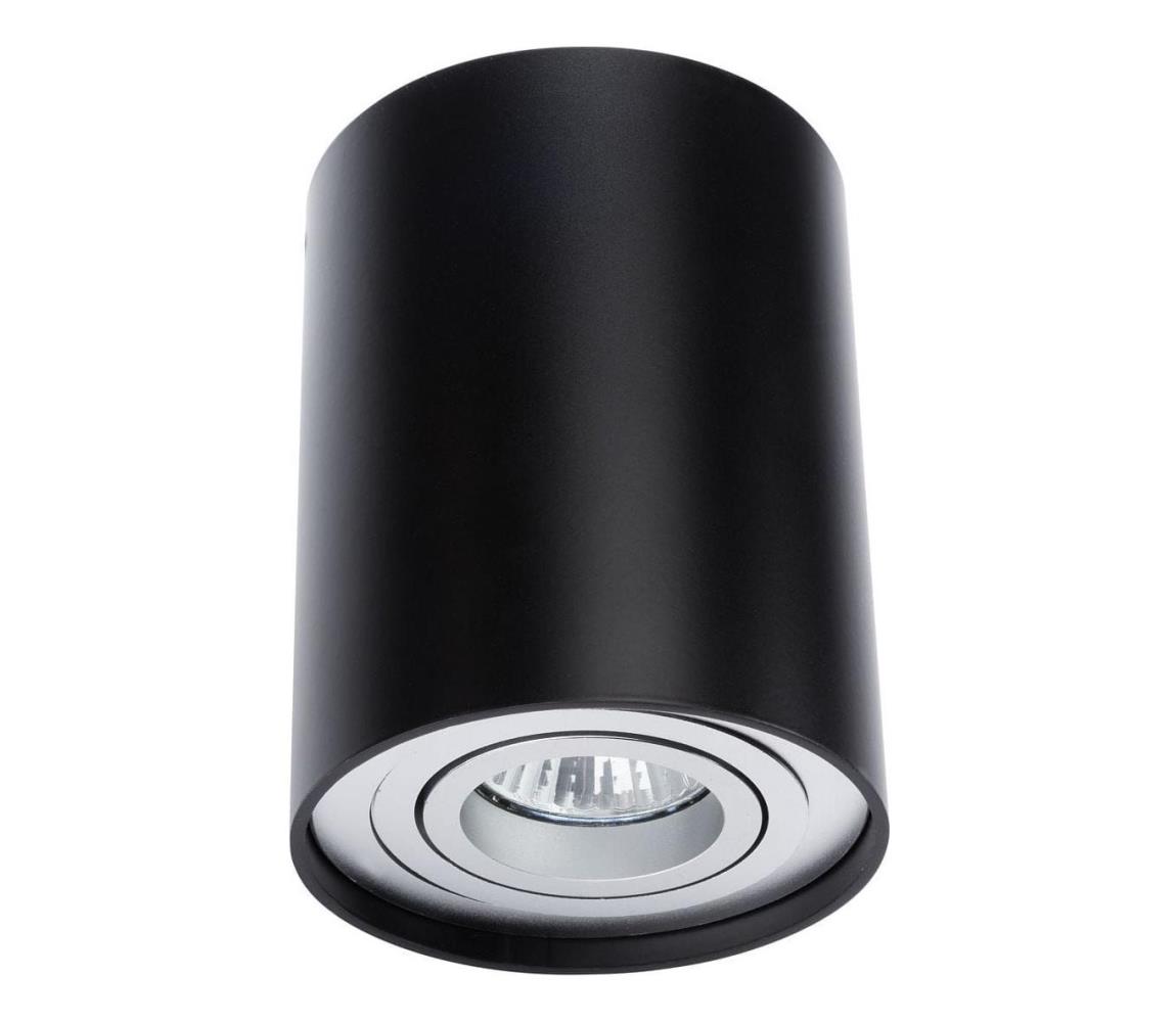 Oświetlenie punktowe TUBA 1xGU10/50W/230V czarny