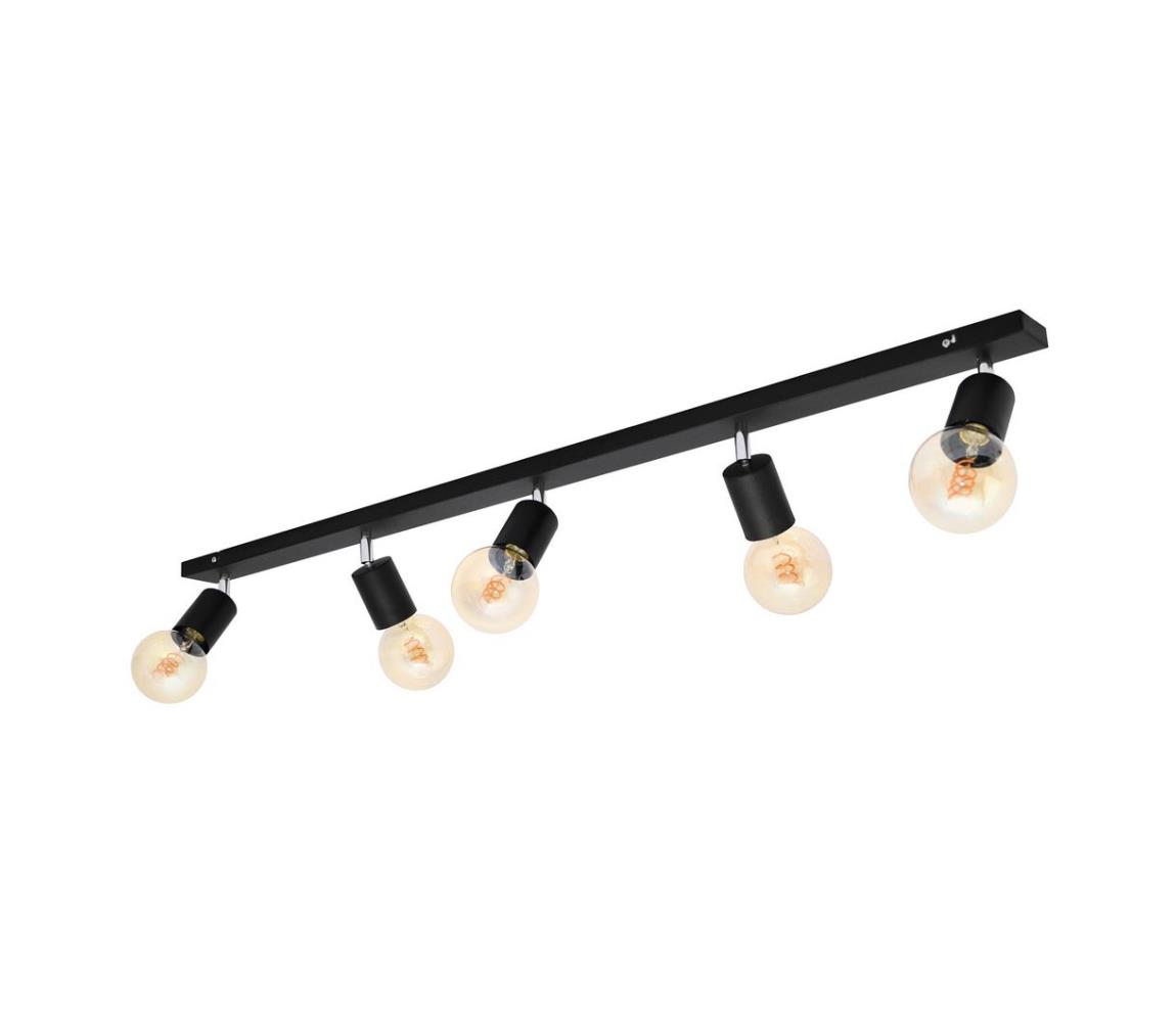 Oświetlenie punktowe TUNE 5xE27/20W/230V czarny