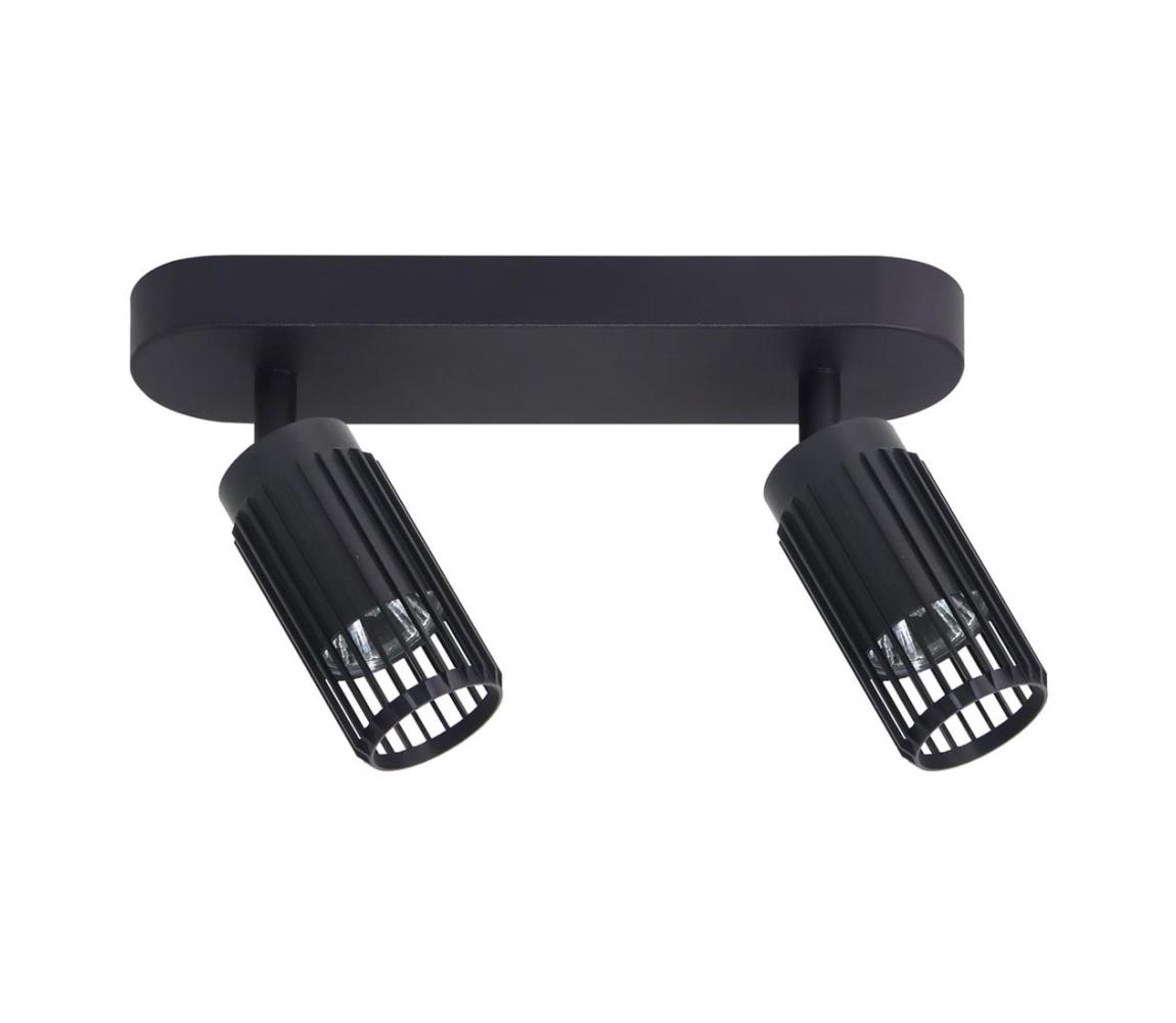 Oświetlenie punktowe VERTICAL 2xGU10/8W/230V czarne