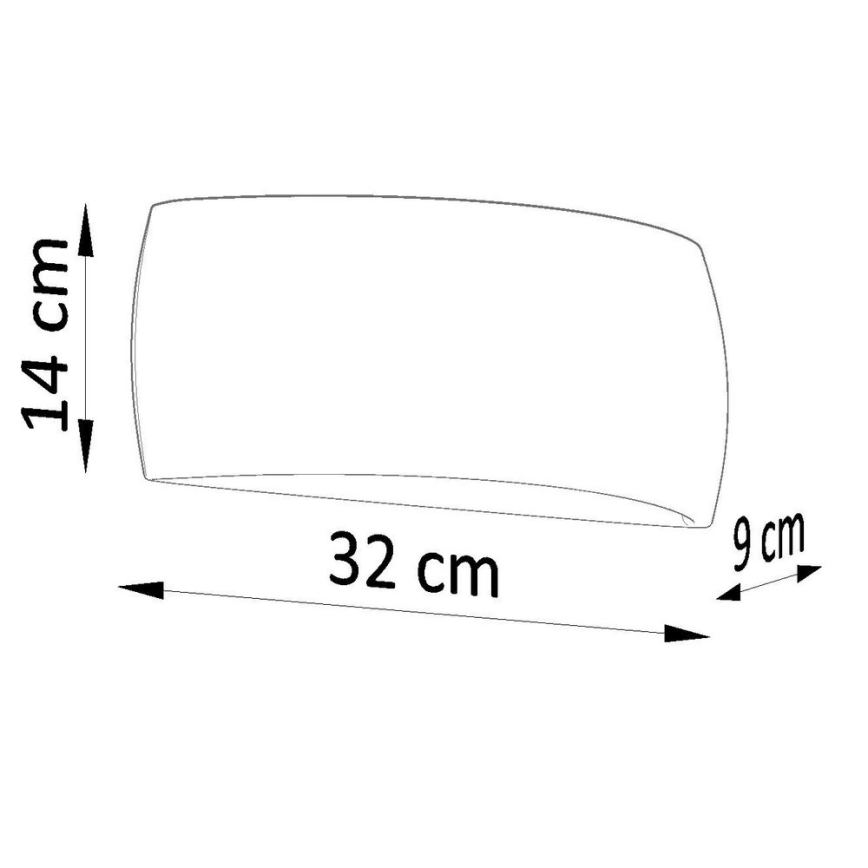 Oświetlenie ścienne PONTIUS 1xG9/60W/230V czarne