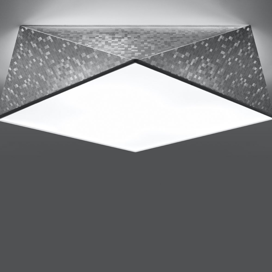 Oświetlenie sufitowe HEXA 3xE27/60W/230V srebrne