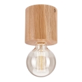Oświetlenie sufitowe OAK 1xE27/60W/230V dąb