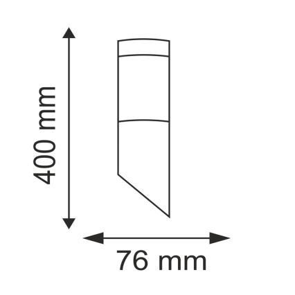 Oświetlenie zewnętrzne LIVIA 1xE27/10W/230V IP44