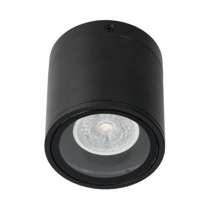 Oświetlenie zewnętrzne punktowe 1xGU10/35W/230V IP54 okrągłe czarne