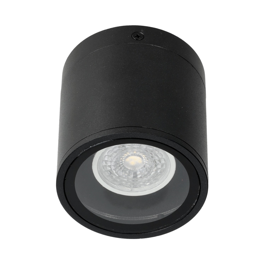 Oświetlenie zewnętrzne punktowe 1xGU10/35W/230V IP54 okrągłe czarne