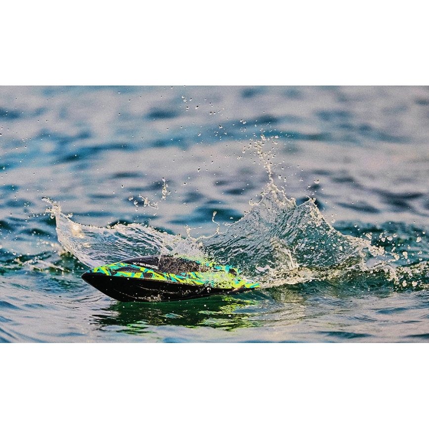 Overmax - łódź RC zdalnie sterowana X-SURGE 4000 mAh czarna/zielona