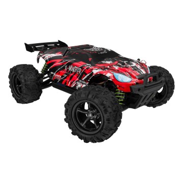 Overmax - Samochód zdalnie sterowany RC 2 w 1 X-MONSTER 3.5 1700 mAh czarny/czerwony/zielony