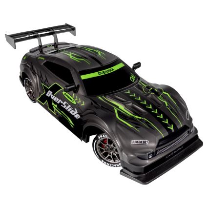 Overmax - RC samochód driftowy zdalnie sterowany 2 w 1 X-OVERSLIDE 1000 mAh czarny/zielony/niebieski/czerwony
