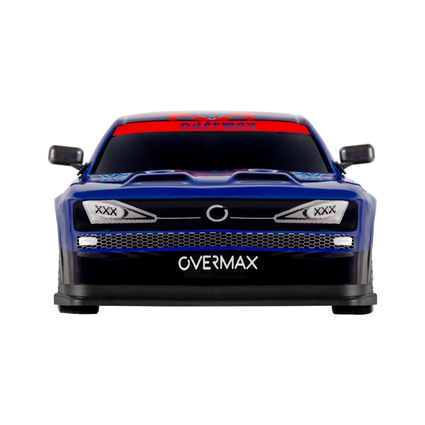 Overmax - RC samochód driftowy zdalnie sterowany 2 w 1 X-OVERSLIDE 1000 mAh czarny/zielony/niebieski/czerwony