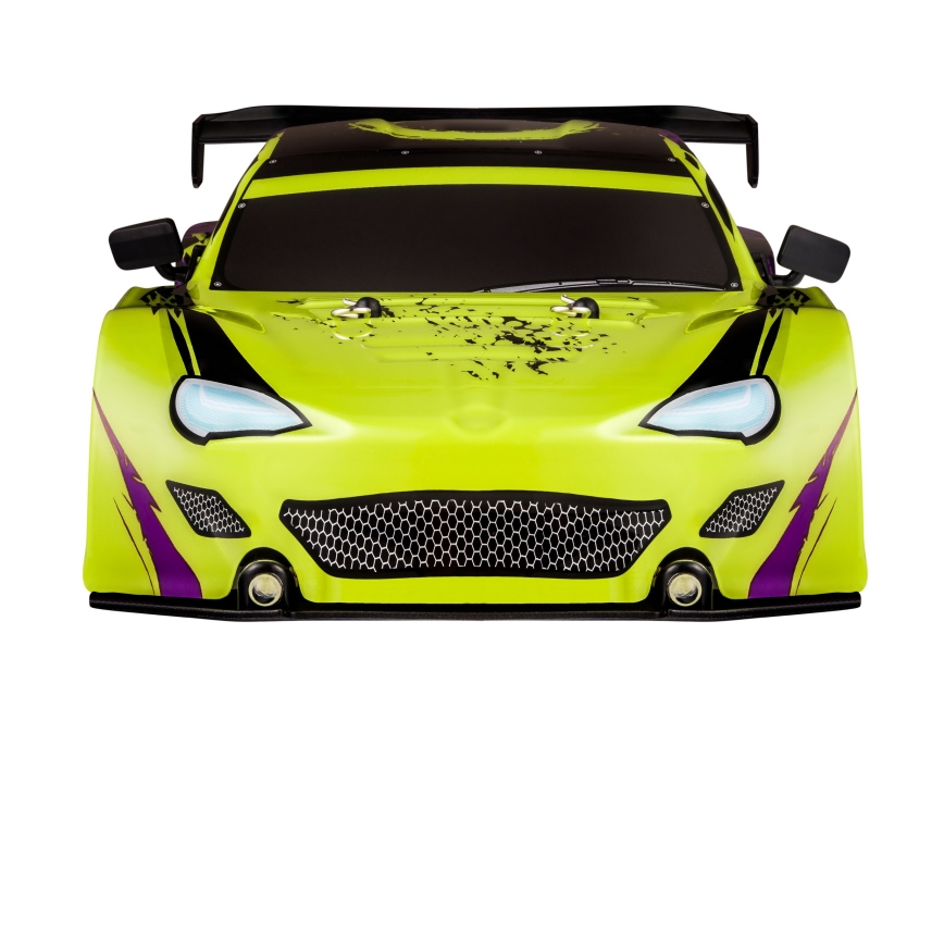 Overmax - zdalnie sterowany samochód driftowy X-DRIFT 1000 mAh żółty/fioletowy