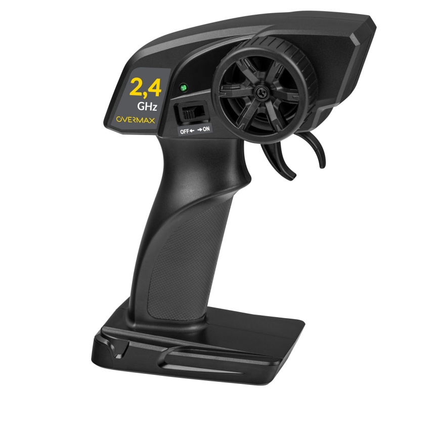 Overmax - zdalnie sterowany samochód driftowy X-DRIFT 1000 mAh żółty/fioletowy