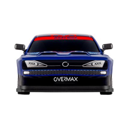 Overmax - zdalnie sterowany samochód RC Drift X-OVERSLIDE 1000 mAh czarny/zielony/niebieski/czerwony