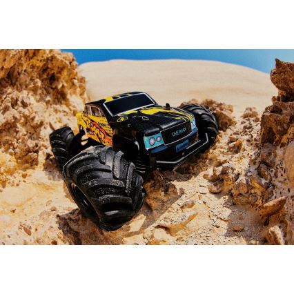 Overmax - zdalnie sterowany samochód RC X-JOLT, 1000 mAh, czarny/żółty
