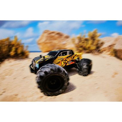 Overmax - zdalnie sterowany samochód RC X-JOLT, 1000 mAh, czarny/żółty
