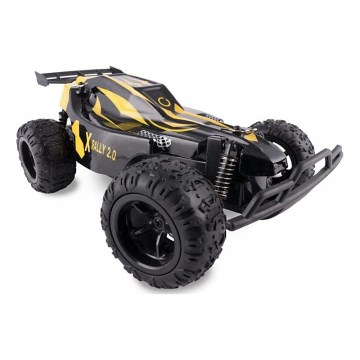 Overmax - Zdalnie sterowany samochód RC X-RALLY 2.0 1200 mAh Czarny/Żółty