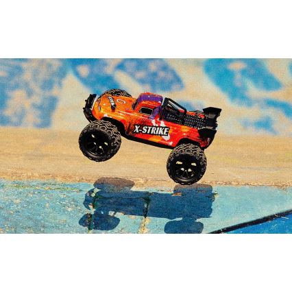 Overmax - Zdalnie sterowany samochód RC X-STRIKE, 3000 mAh, czarny/pomarańczowy