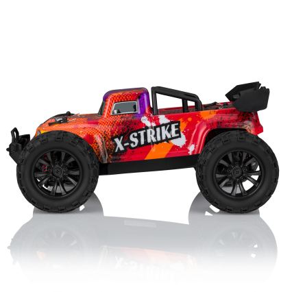 Overmax - Zdalnie sterowany samochód RC X-STRIKE, 3000 mAh, czarny/pomarańczowy