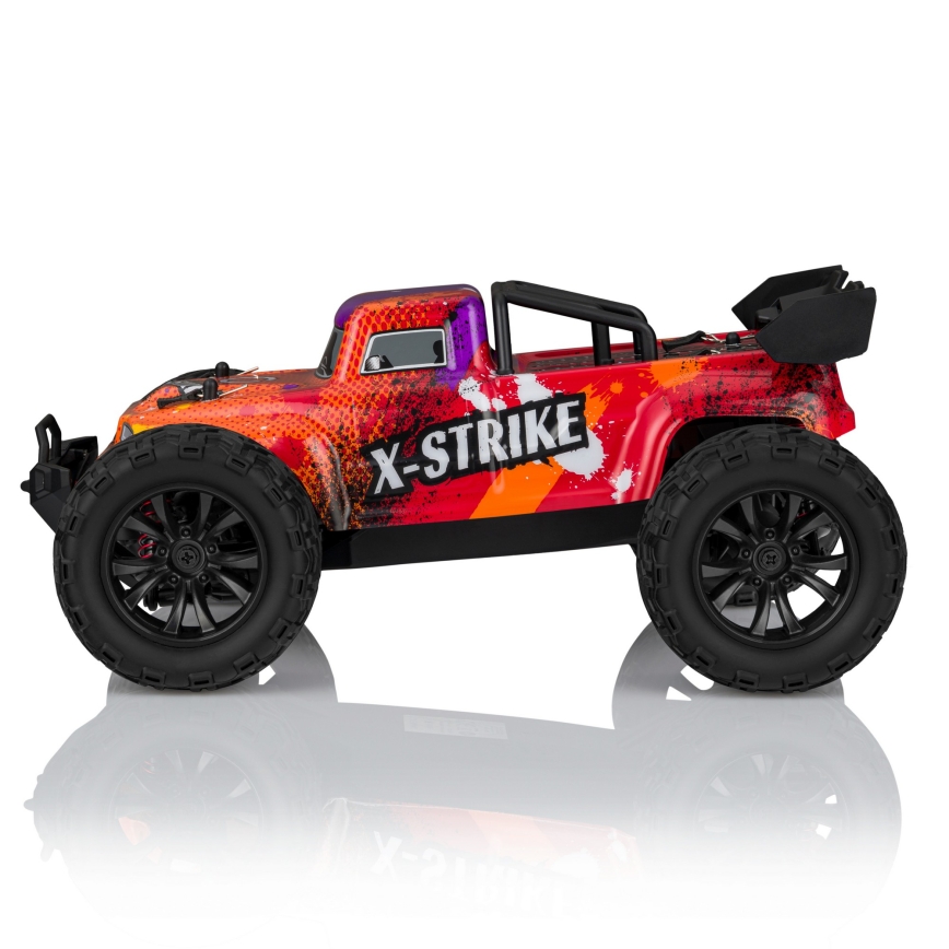 Overmax - Zdalnie sterowany samochód RC X-STRIKE, 3000 mAh, czarny/pomarańczowy
