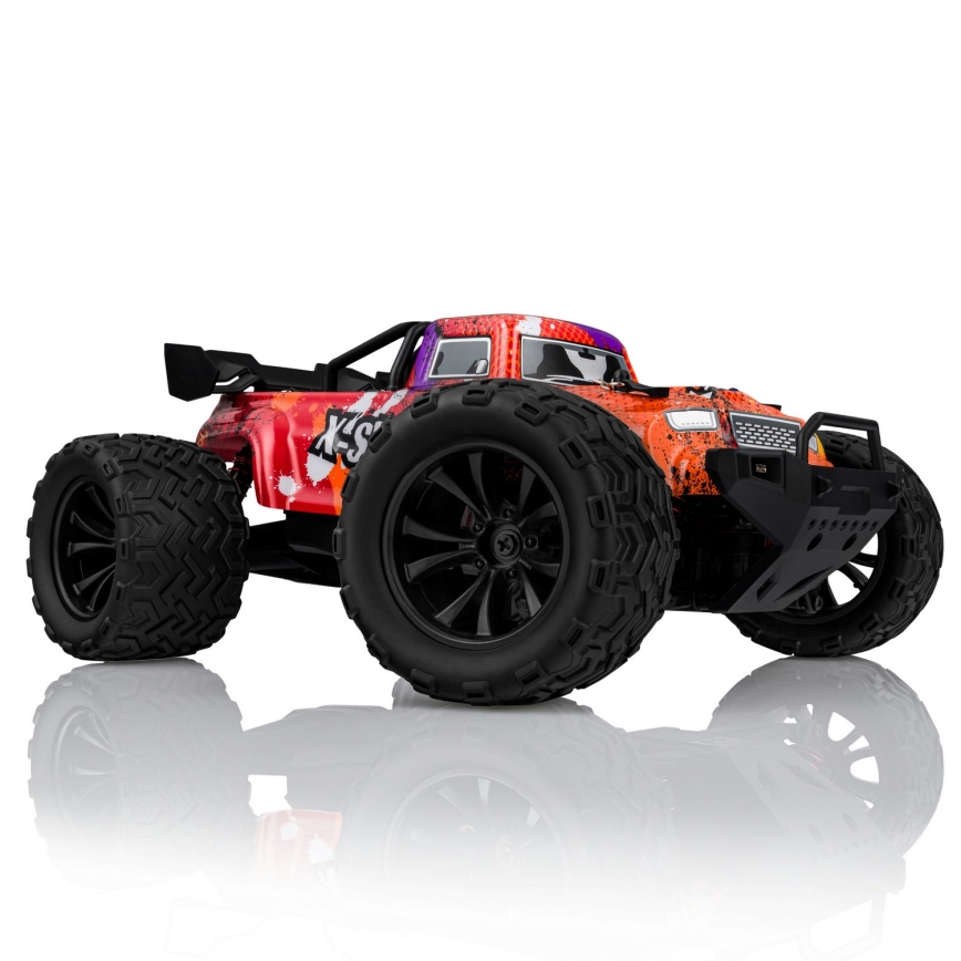 Overmax - Zdalnie sterowany samochód RC X-STRIKE, 3000 mAh, czarny/pomarańczowy