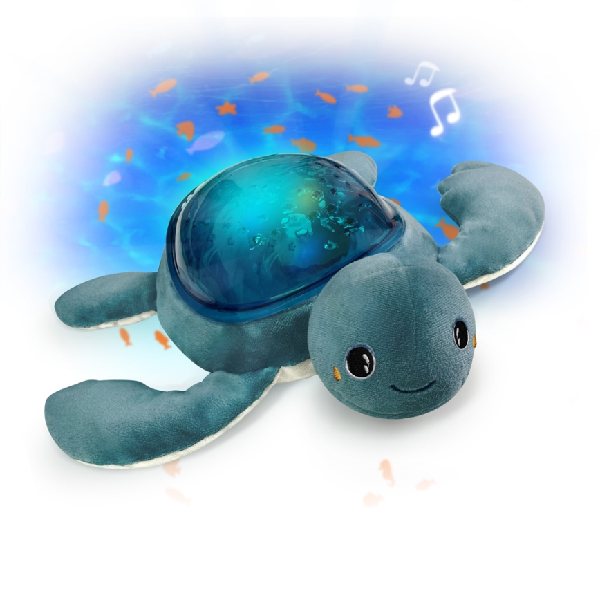 PABOBO - Projektor z muzyką AQUA DREAM USB żółw 1200 mAh