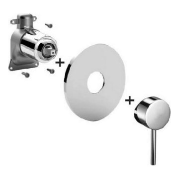 Paffoni - Bateria podtynkowa LIGHT matowy chrom