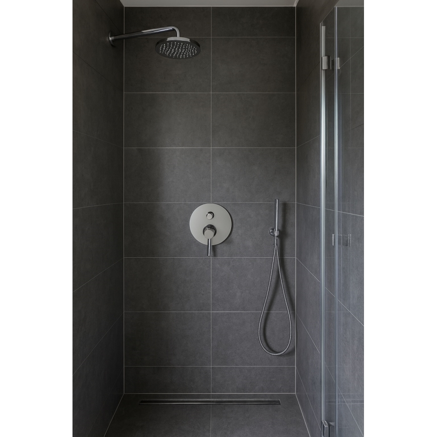 Paffoni - Bateria prysznicowa podtynkowa LIGHT, chrom błyszczący