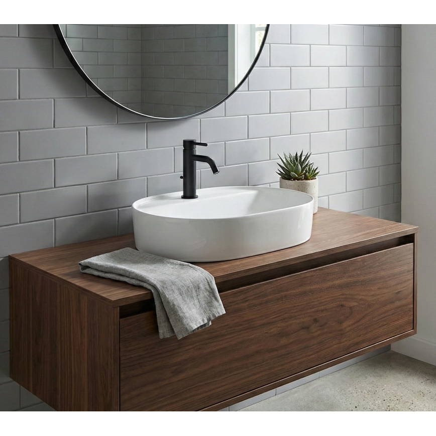 Paffoni - bateria umywalkowa LIGHT czarna