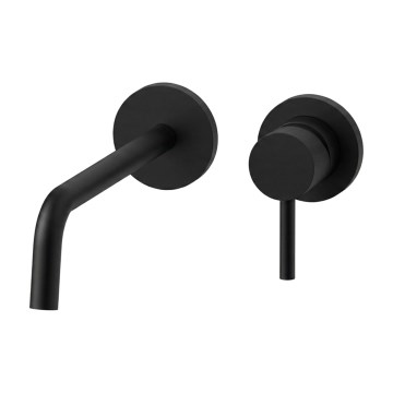 Paffoni - Podtynkowa bateria umywalkowa LIGHT czarna