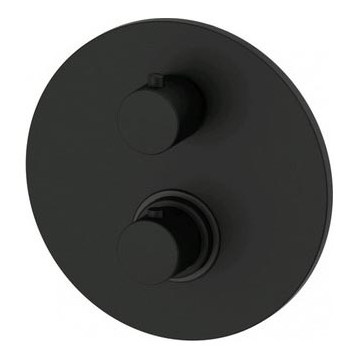 Paffoni - Termostatyczna bateria prysznicowa LIGHT czarna