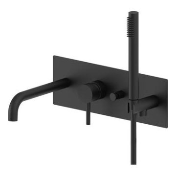 Paffoni - Zestaw wannowy LIGHT czarny