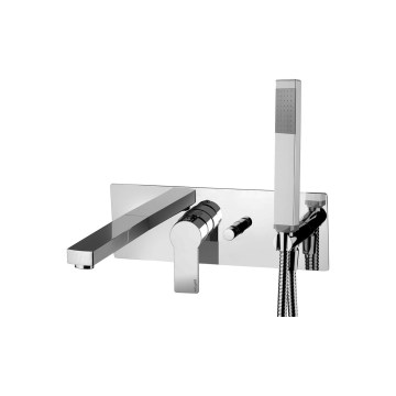 Paffoni - Zestaw wannowy z baterią do montażu podtynkowego TANGO chrom błyszczący