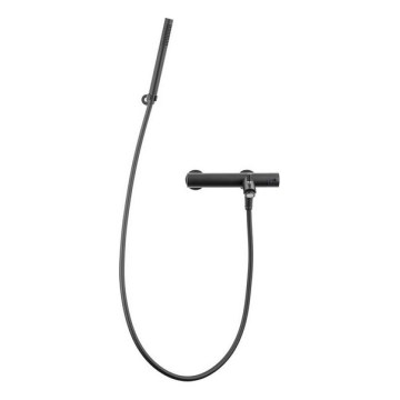 Paffoni - Zestaw wannowy z baterią LIGHT, czarny