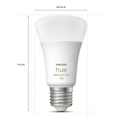 Pakiet startowy Philips Hue WHITE AND COLOR AMBIANCE 3xE27/9W 2000-6500K + urządzenie łączące