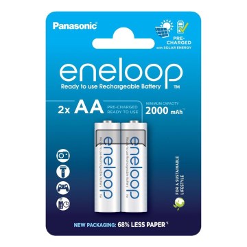 Panasonic - 2 szt Akumulatory AA Eneloop 2000 mAh