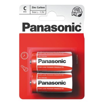 Panasonic - 2 szt Baterie cynkowo-węglowe C 1,5V