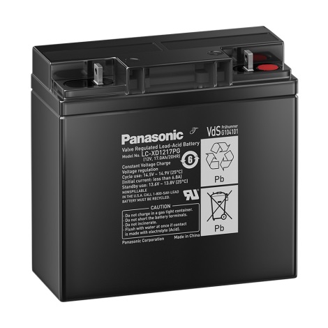 Panasonic LC-XD1217PG - Akumulator kwasowo-ołowiowy 12V/17Ah/eye M5